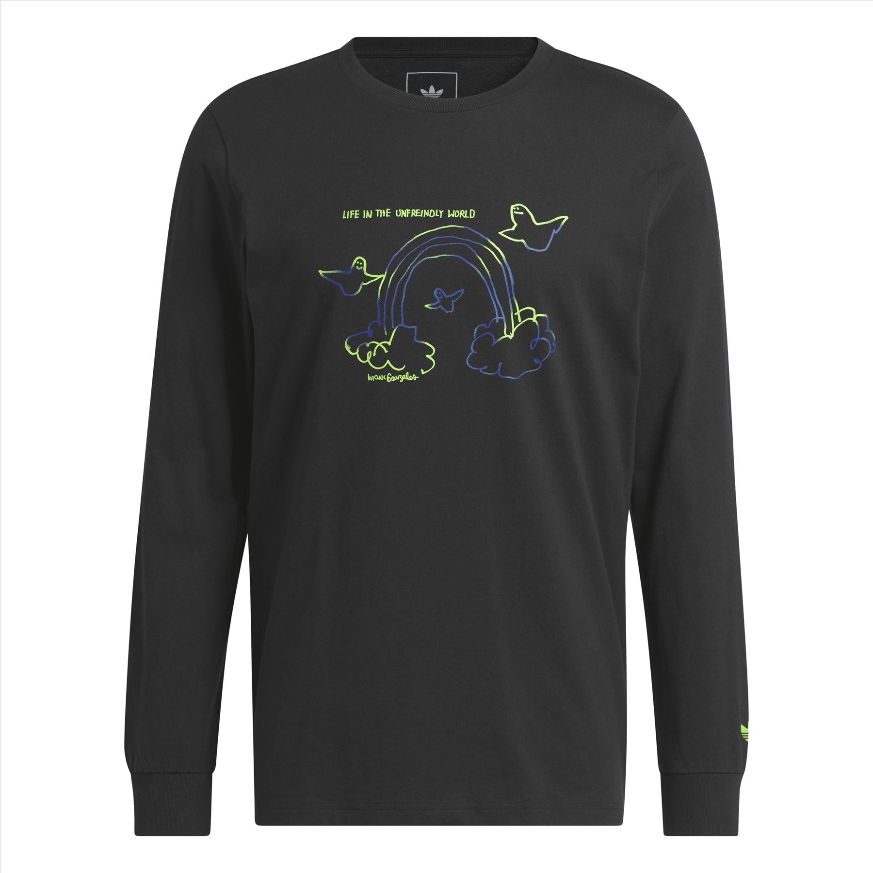  Adidas Shmoofoil Cloudy Long Sleeve T-Shirt - Black、mySite、merchandisen