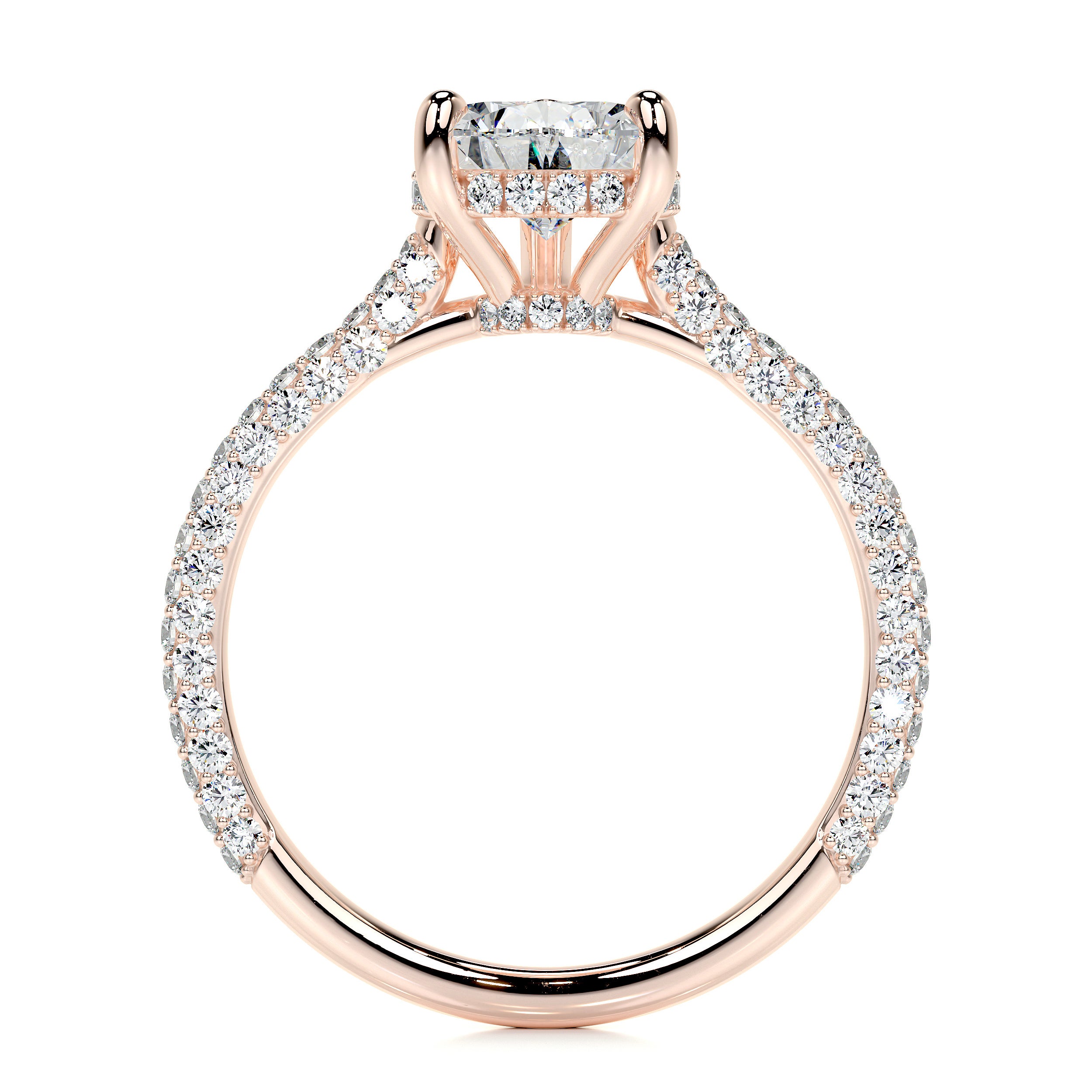 Nakia Lab Grown Diamond Ring -14K Rose Gold、mySite、hinf8tx79