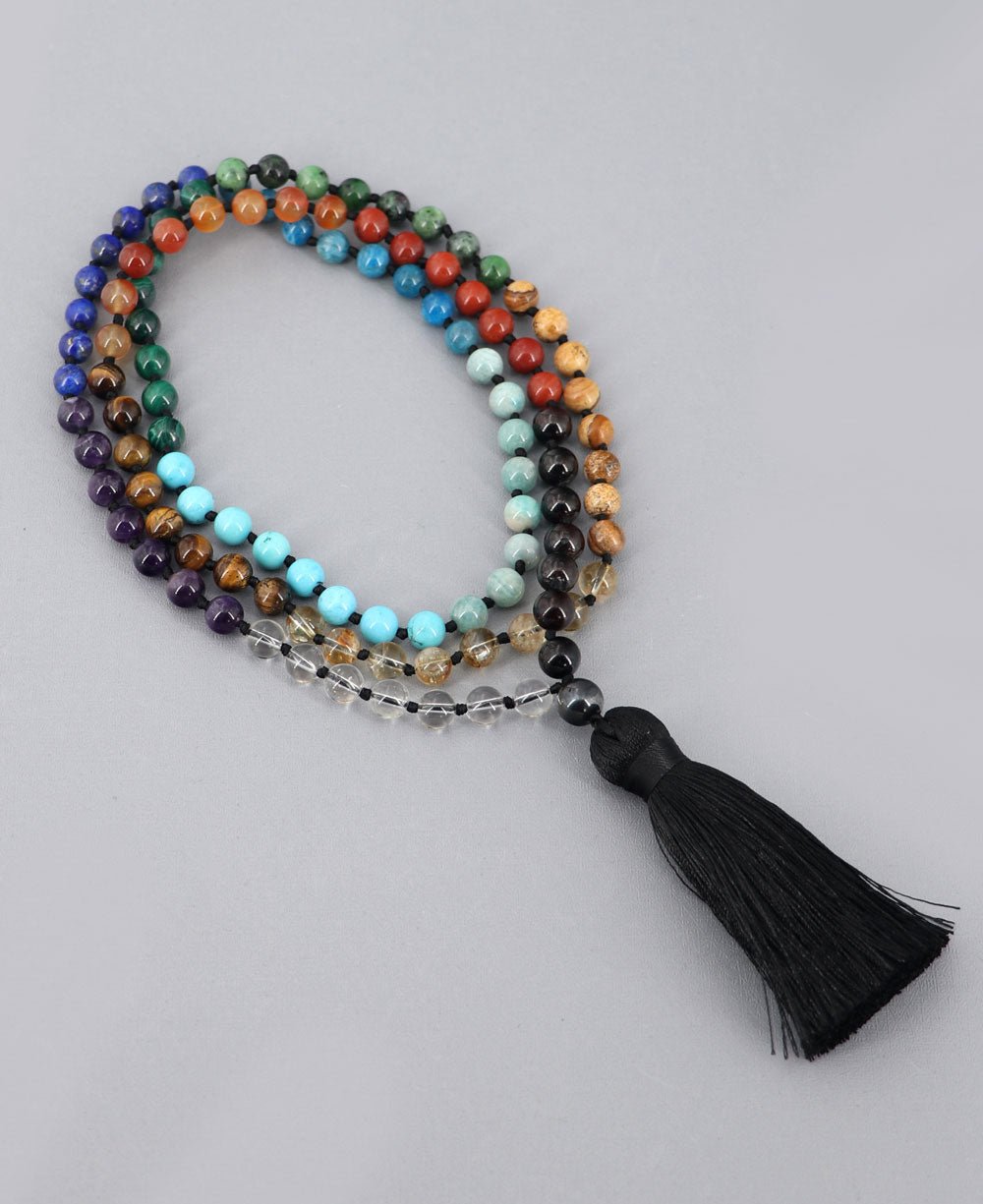 15 Gemstones Seven Chakra Premium Mediation Mala、mySite、topwebapps