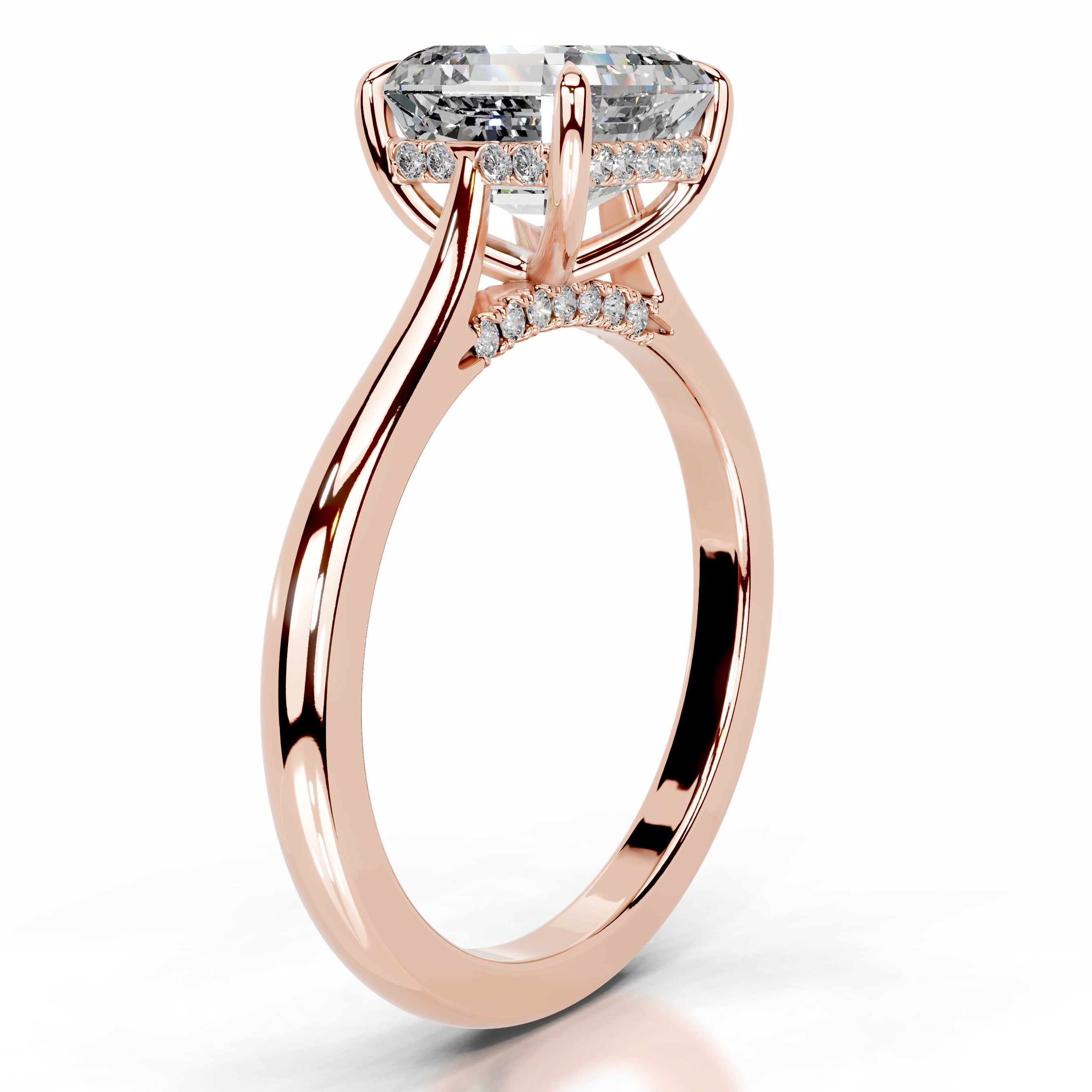 Hilda Lab Grown Diamond Ring - 14K Rose Gold、mySite、hinf8tx79