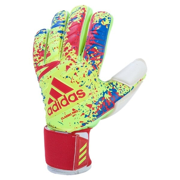 adidas Men's Classic Pro Goalkeeper Gloves Solar Yellow/Actual Red、mySite、noshort