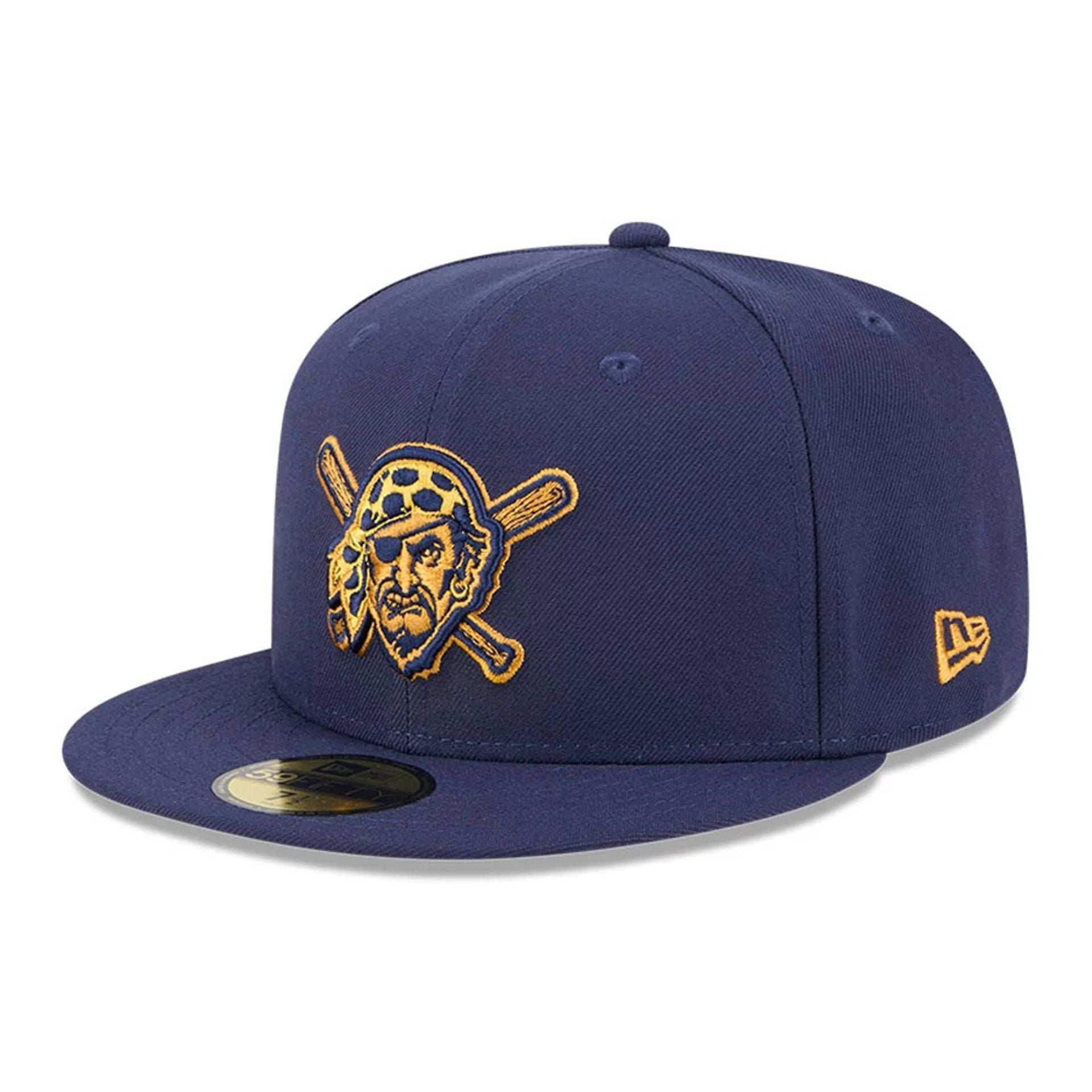 Pittsburgh Pirates MLB Pattern Undervisor Dark Blue 59FIFTY Fitted Cap、mySite、vikingsvslions