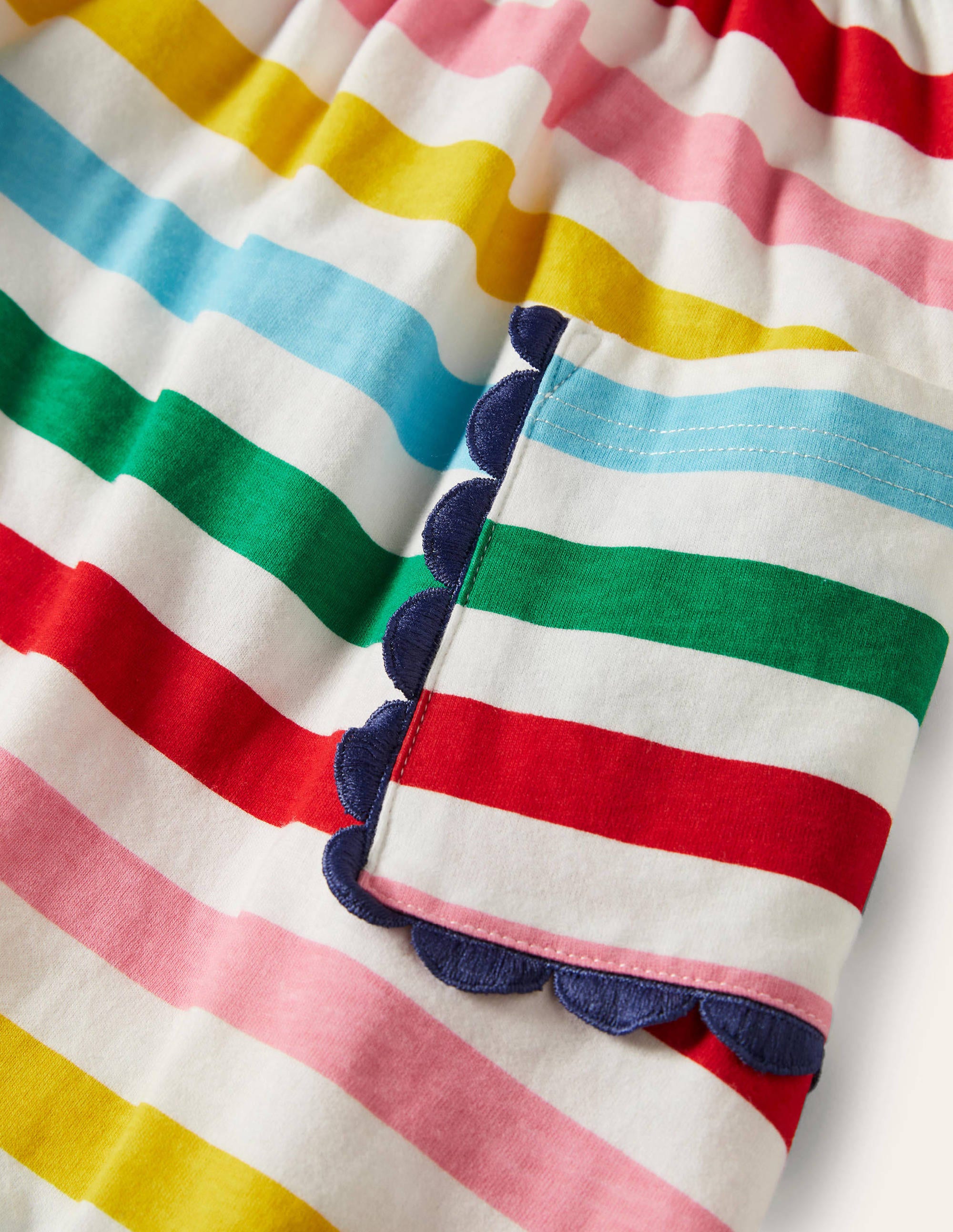  Trim Detail Jersey Dress-Multi Stripe、mySite、ashleygrahame