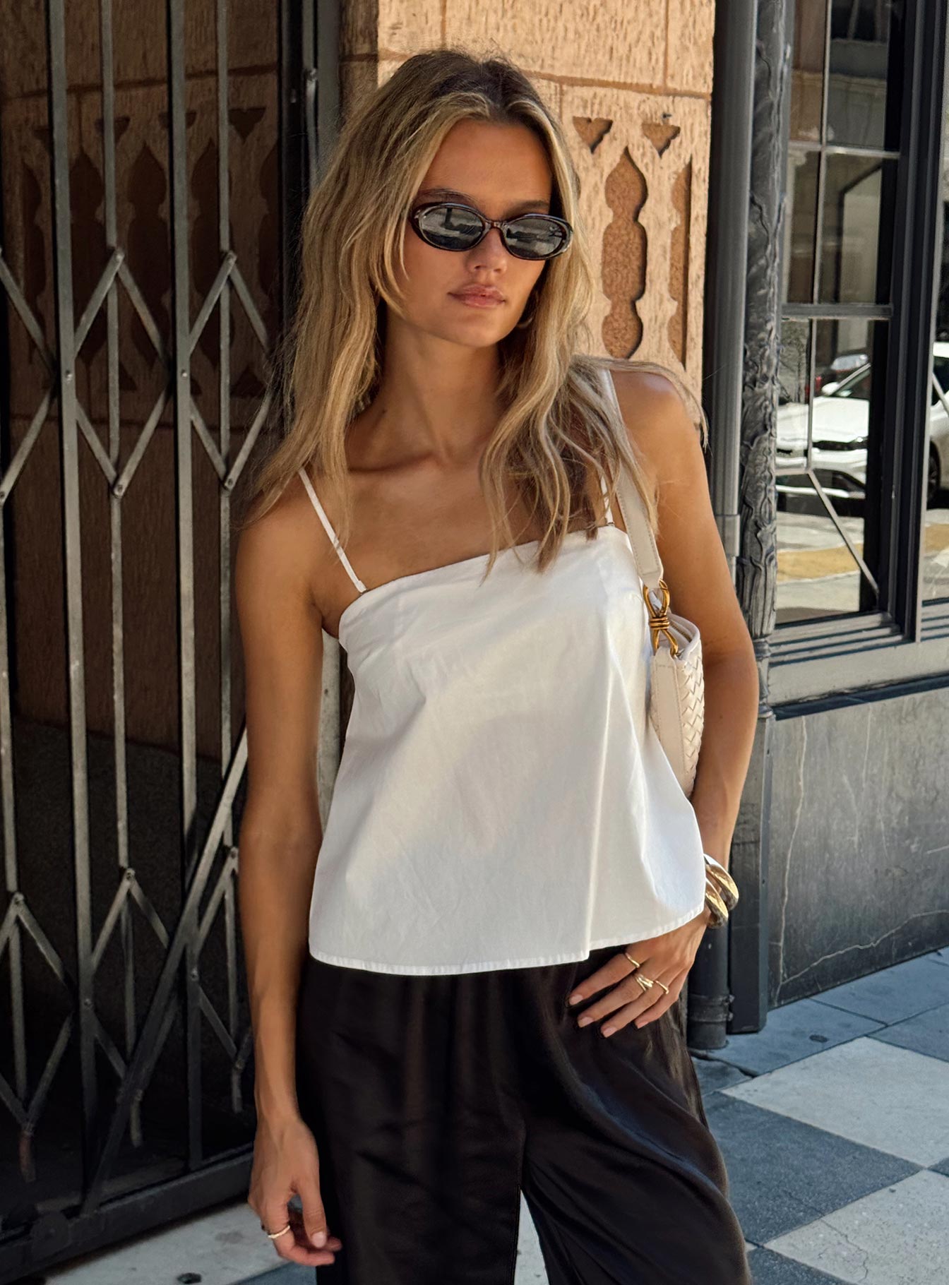 Trapeze Strapless Top White、mySite、solidvoid