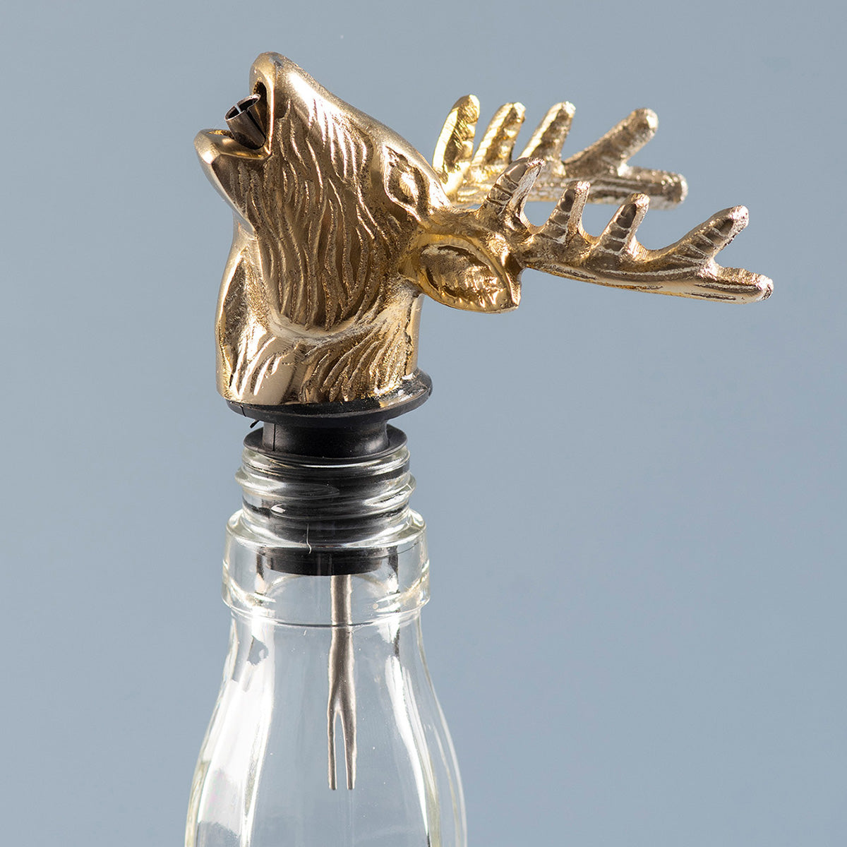 Stainless Steel Bottle Pourer | Deer Shape | Gold、mySite、camillekostekn