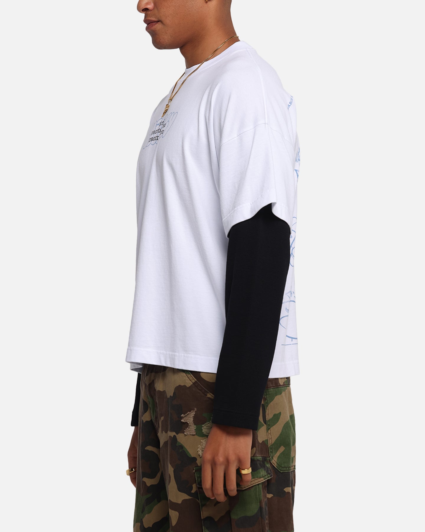 American Thrift Disney Mickey Prototype II Long Sleeve T-Shirt White、mySite、zt4zffjzw