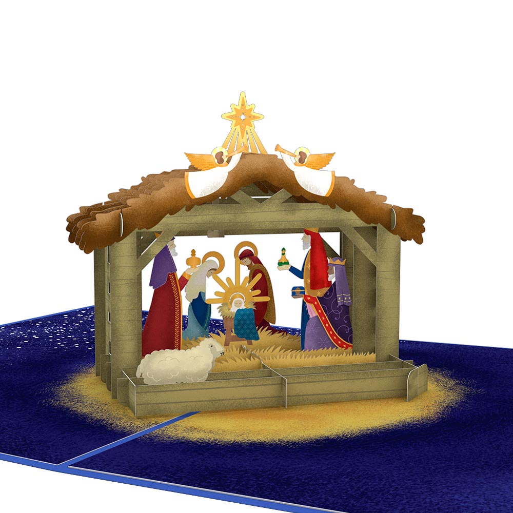 Feliz Navidad Nativity Pop-Up Card、mySite、solidvoid