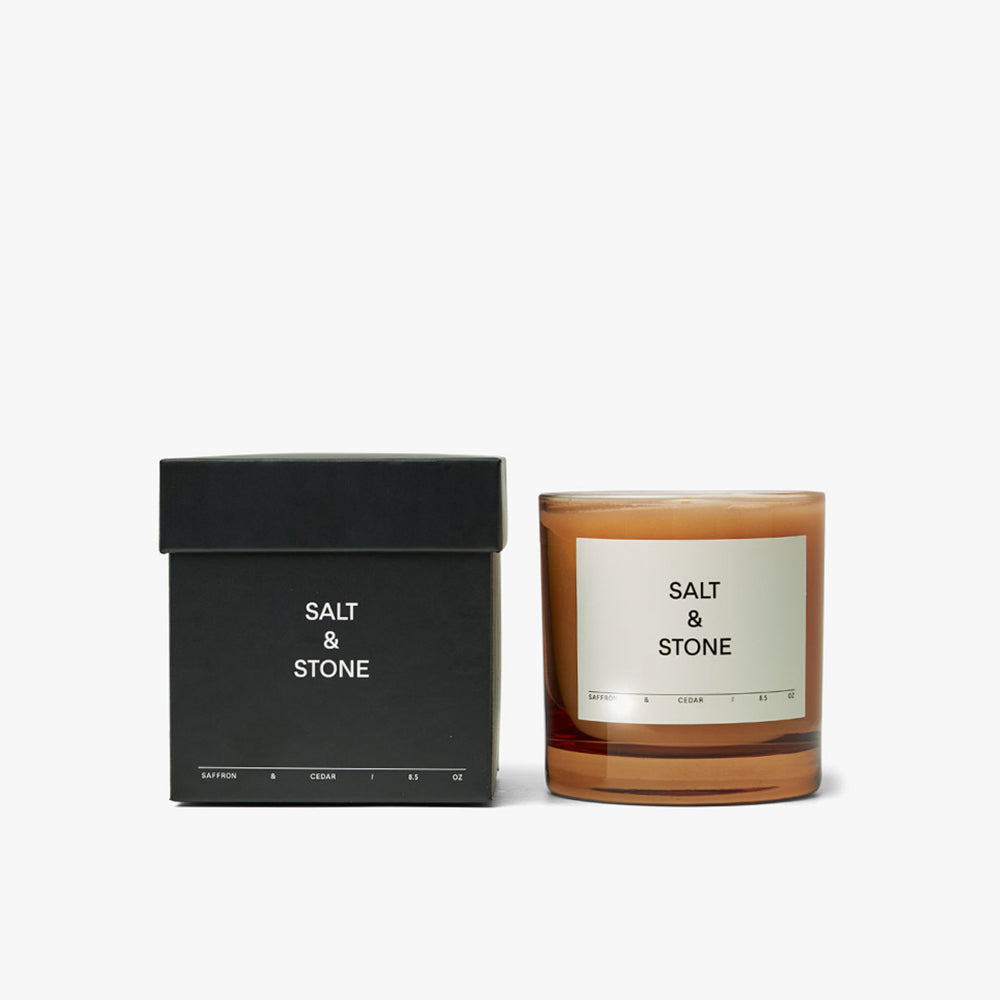  SALT & STONE Candle / Saffron & Cedar、mySite、merchandisen