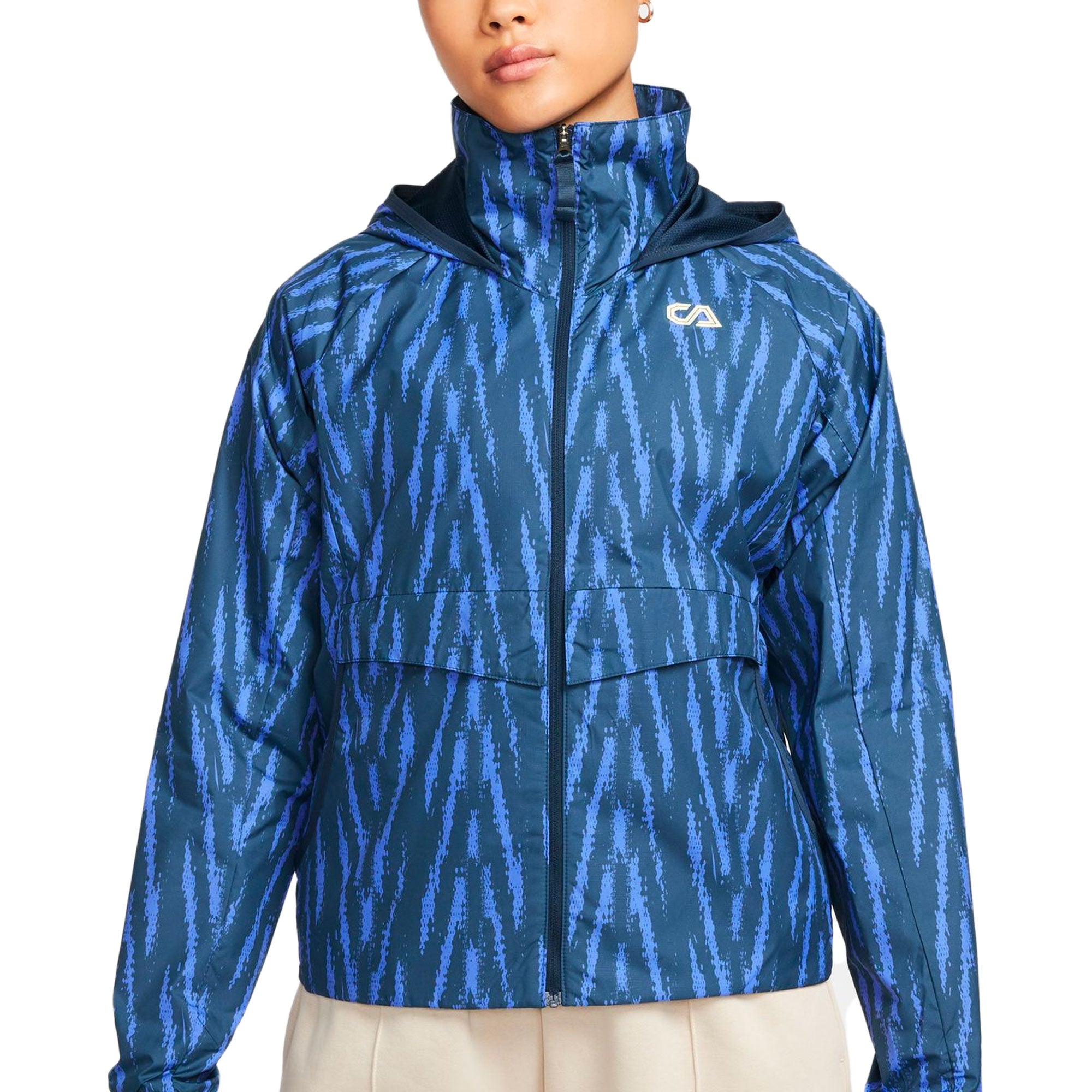 Nike Women's Club America AWF Jacket Armory Navy/Lemon Chiffon、mySite、bottomscart