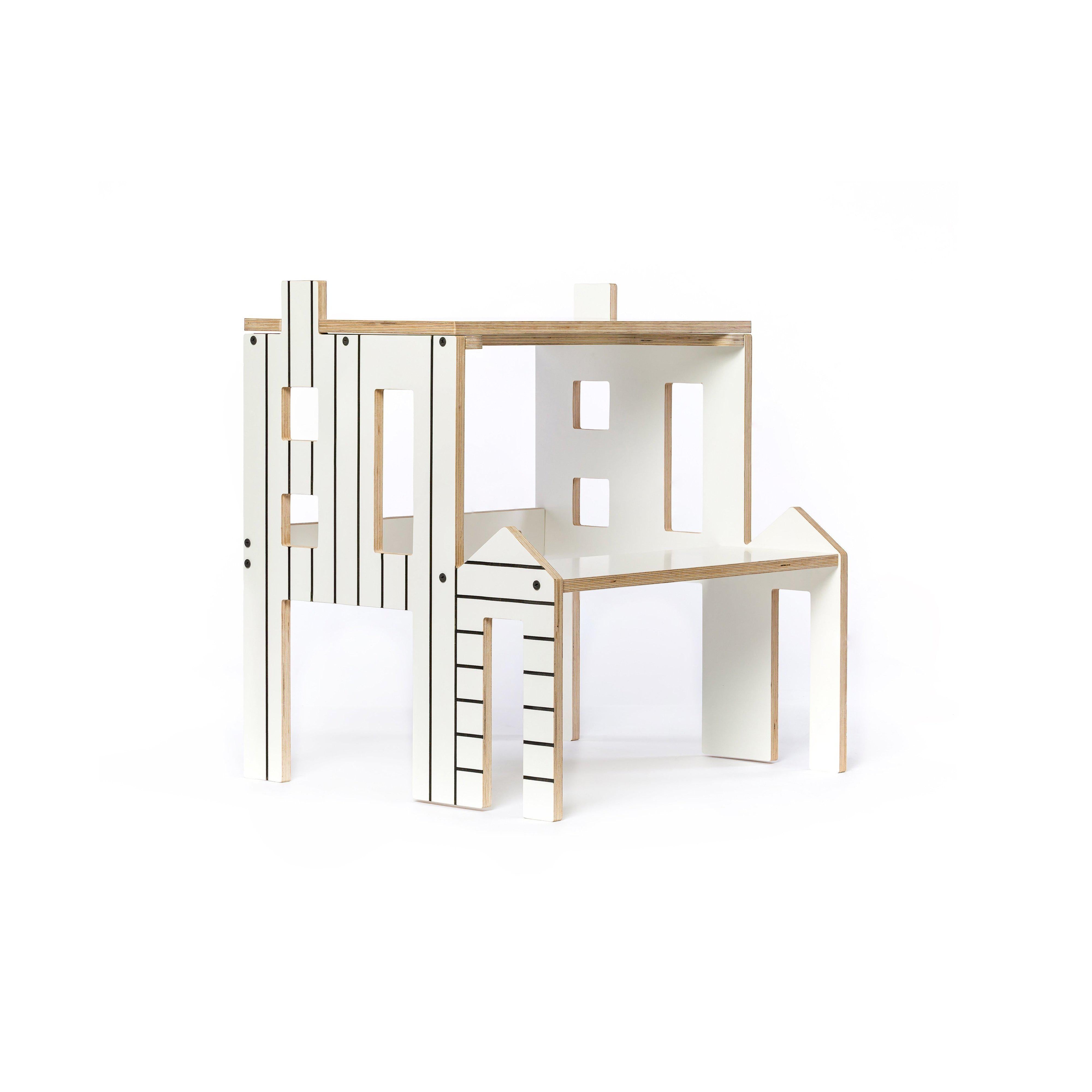 Wooden Multi-Function Learning Tower Dollhouse、mySite、gigharbornorthrealestate