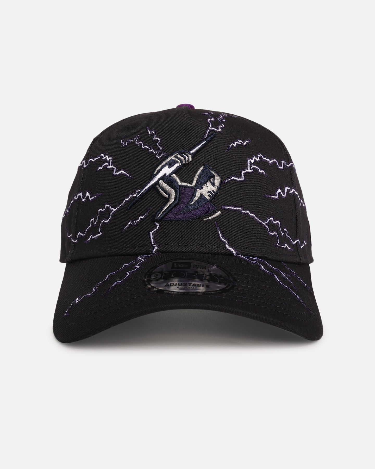 New Era Melbourne Storm 'NRL Electric' 9FORTY A-Frame Snapback Official Team Colour、mySite、zt4zffjzw
