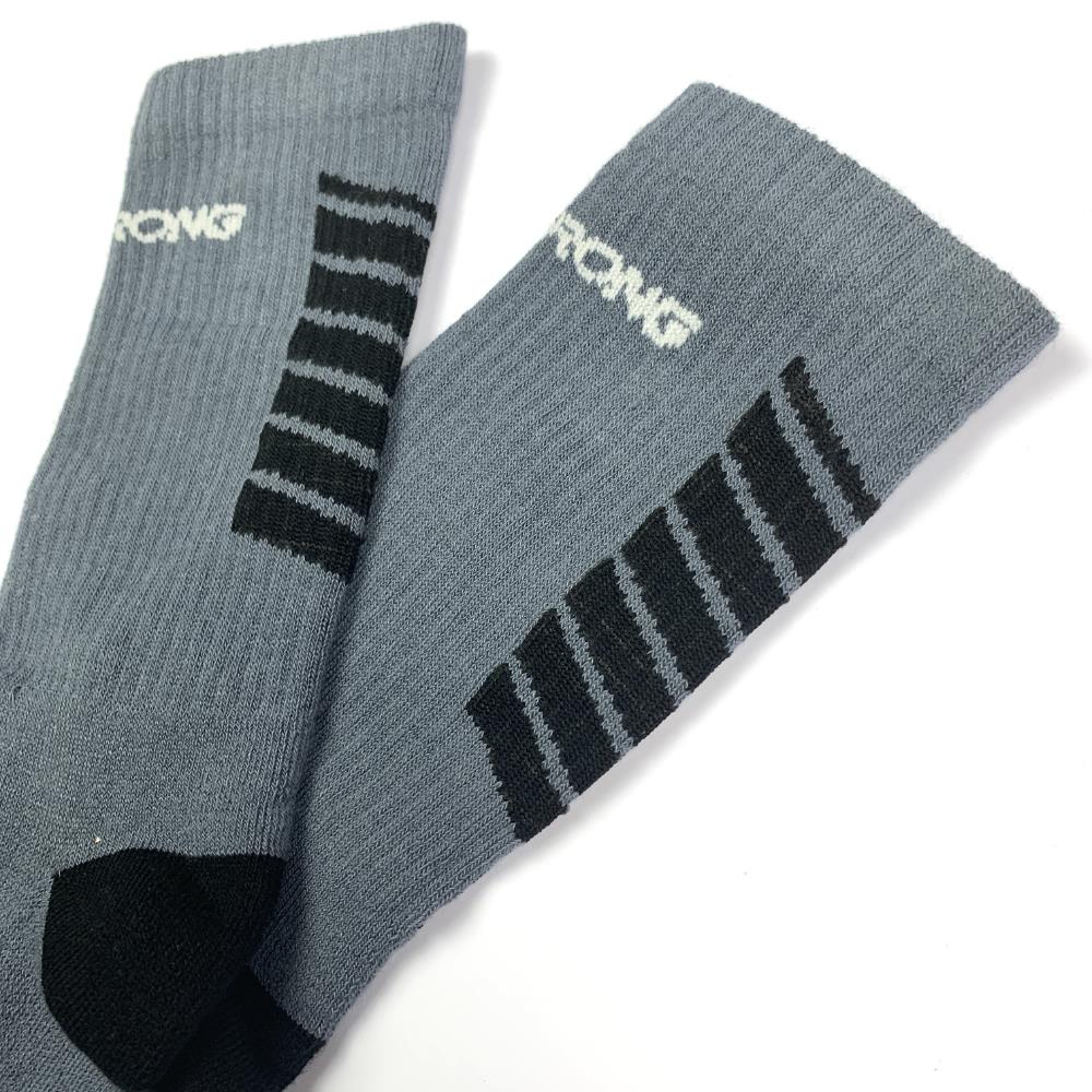  Stay Strong Chevron Socks - Grey、mySite、merchandisen