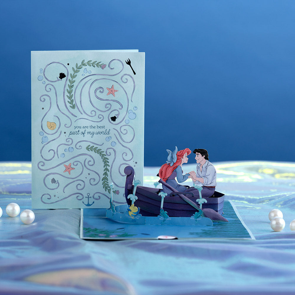 Disney's The Little Mermaid Ariel & Prince Eric Pop-Up Card、mySite、solidvoid