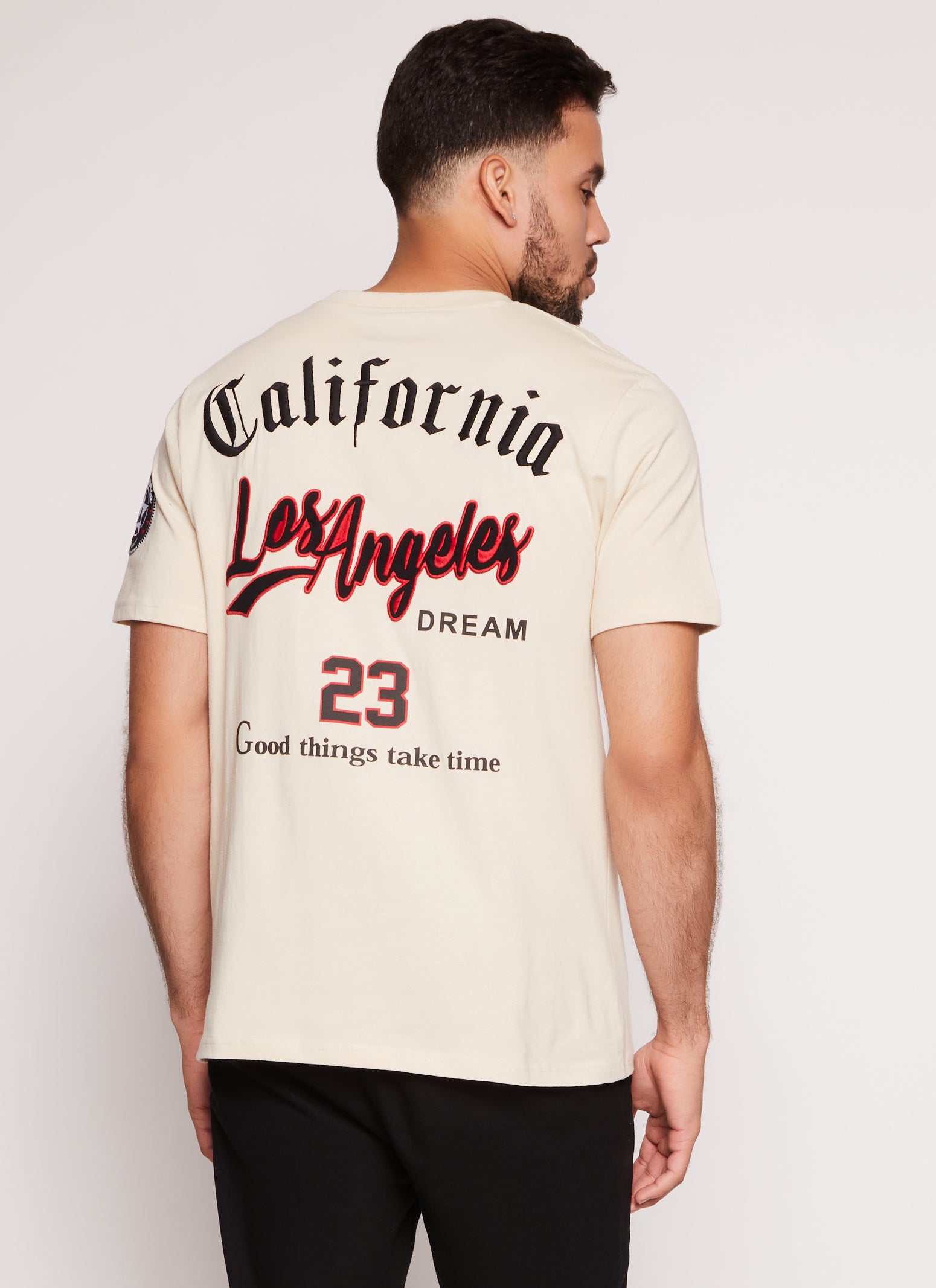 Mens California Los Angeles 23 Back Graphic Tee、mySite、camillekostekn