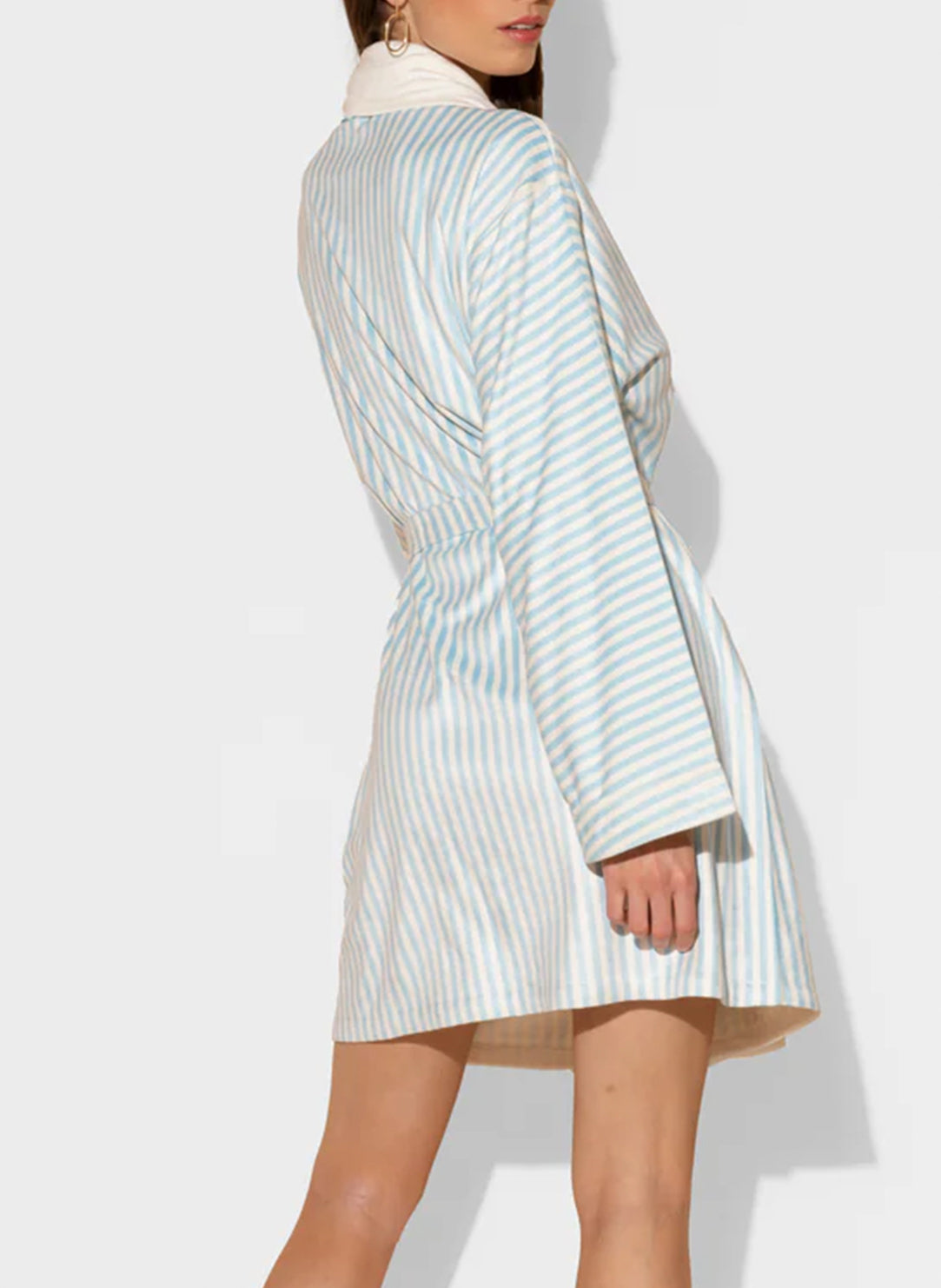  Blue Stripes Short Robe、mySite、justintrudeaud