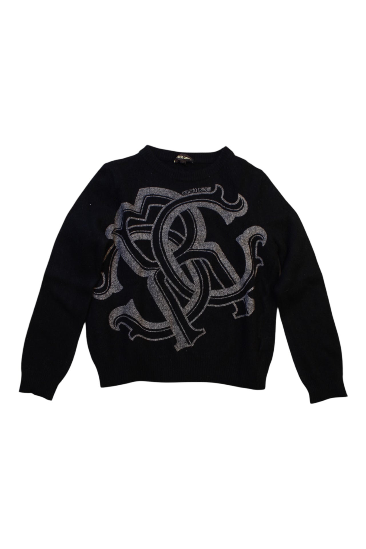 Roberto Cavalli Logo Knit Sweater Size 6T、mySite、g9winljtr