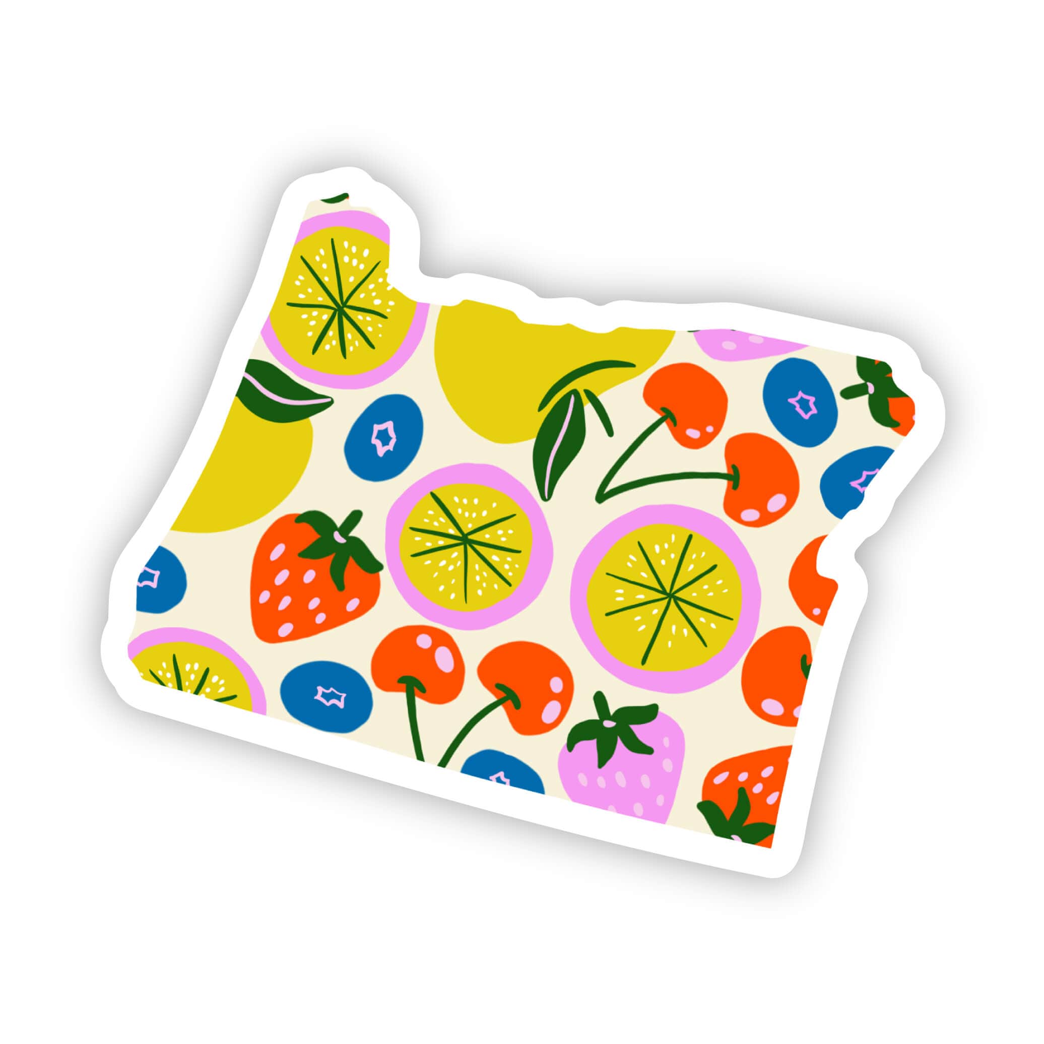  Oregon Sticker - Cute Fruits、mySite、elrpsem3k
