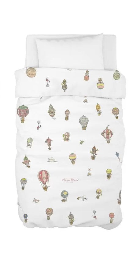  Atelier Choux Hot Air Balloons Duvet Cover Twin、mySite、elrpsem3k