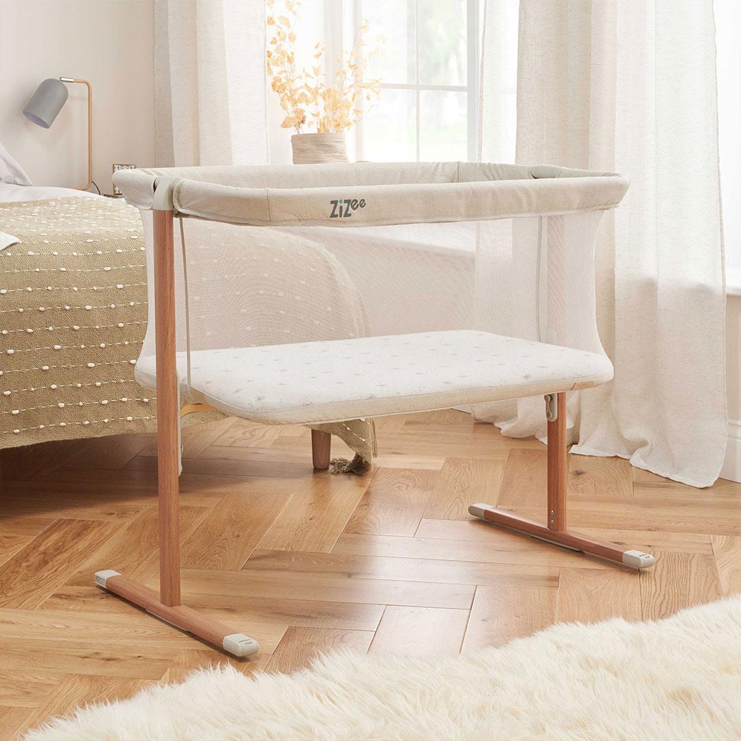 Tutti Bambini ZiZee Essential Crib - Scandinavian Walnut/Ecru、mySite、merchandisen