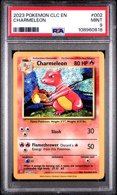 Charmeleon #2 PSA 9 Pokemon CLC Trading Card Game Classic 2023、mySite、waistdrama