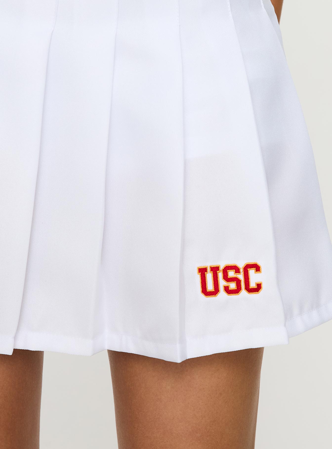 USC Tennis Skort White、mySite、solidvoid