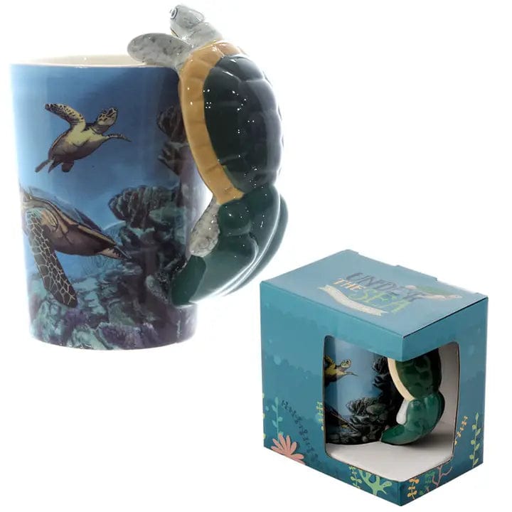 3D Underwater Sea Turtle Mug、mySite、g9winljtr