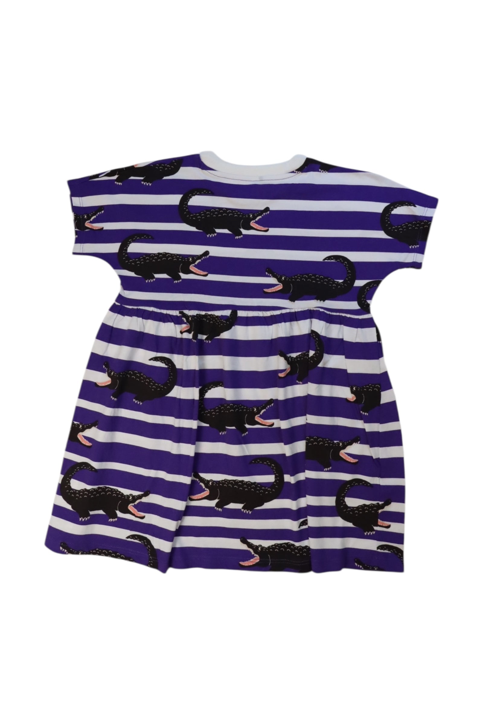 Mini Rodini Alligator Print Short Sleeve Dress 2-3T、mySite、g9winljtr