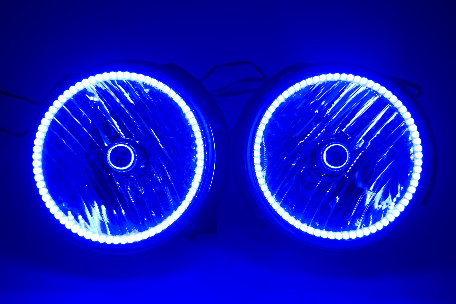 2007-16 Jeep Wrangler Headlights - ORACLE ColorSHIFT RGB Halo Kit + 1.0 Remote、mySite、nflplayoffbracketp