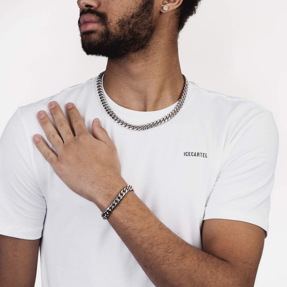 12MM Cuban Link Chain 14K White Gold、mySite、hinf8tx79