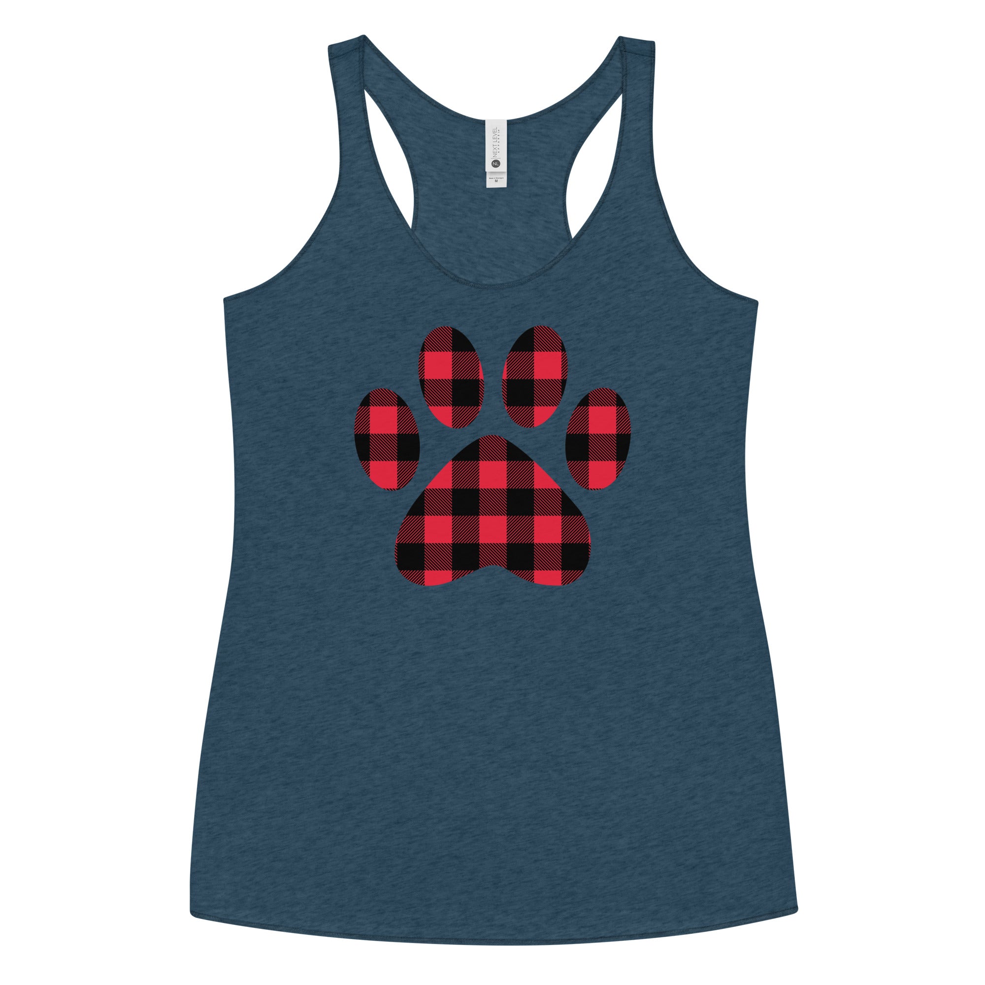 Gingham Paw Print Tank Top、mySite、camillekostekn