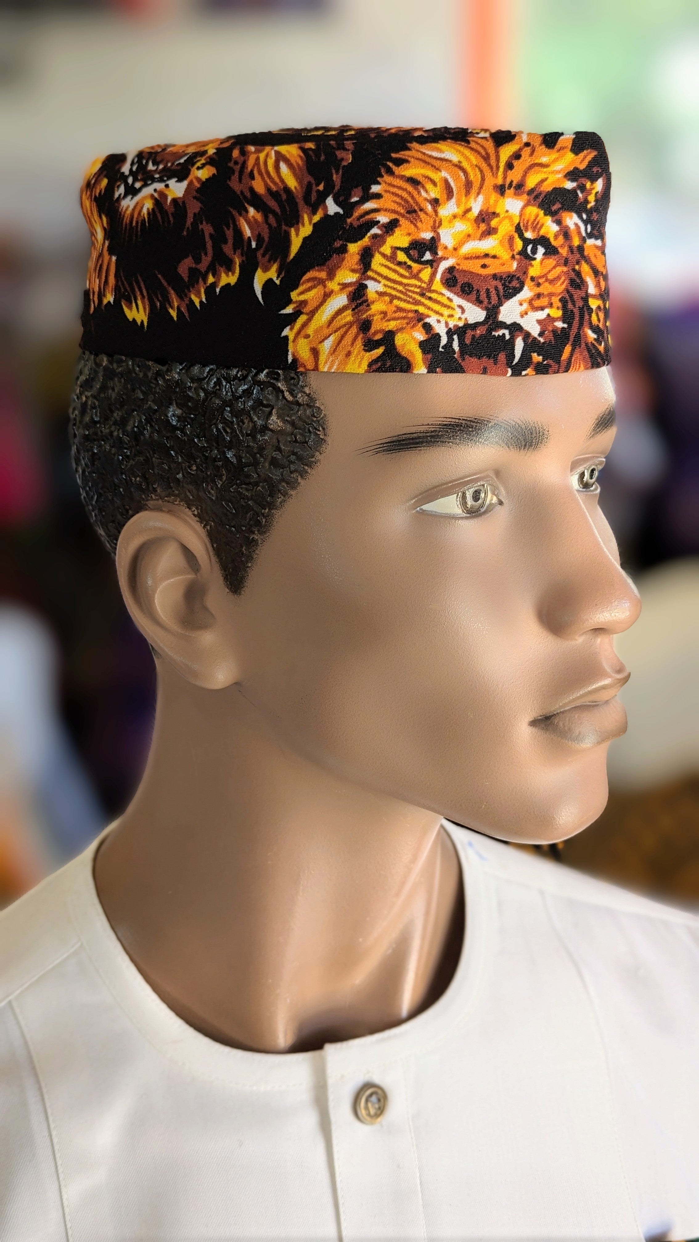Dupsie's Black Isiagu Okwuoto African Kufi Cap Hat DPHIIH、mySite、solidvoid