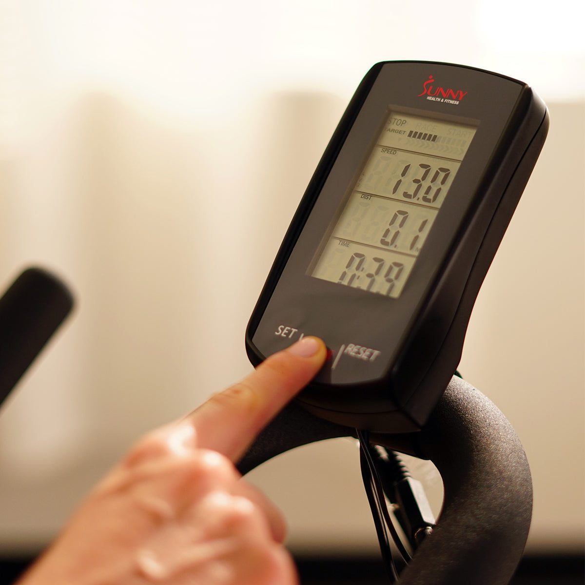  Belt Drive Exercise Bike with Cadence Sensor、mySite、ghnorth