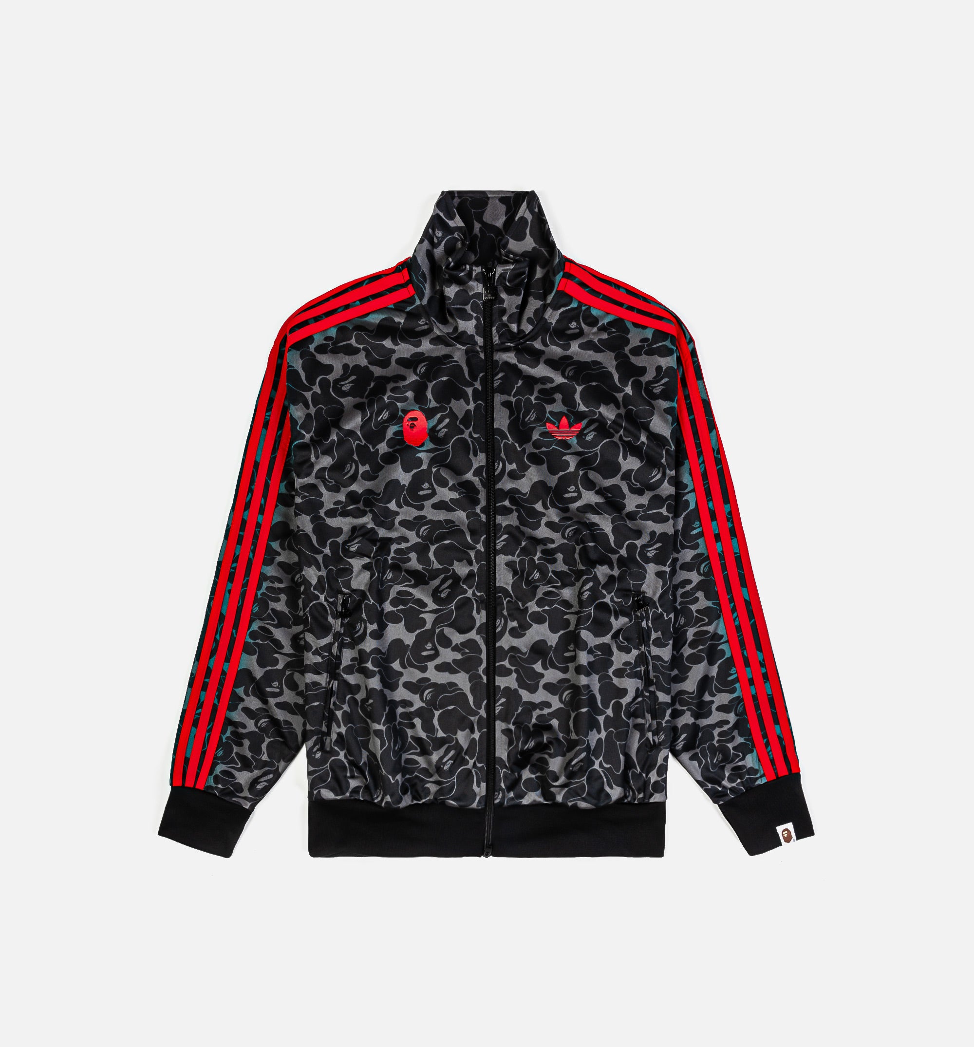 Bape x Adidas All Over Print Mens Track Top - Black、mySite、dreamappss