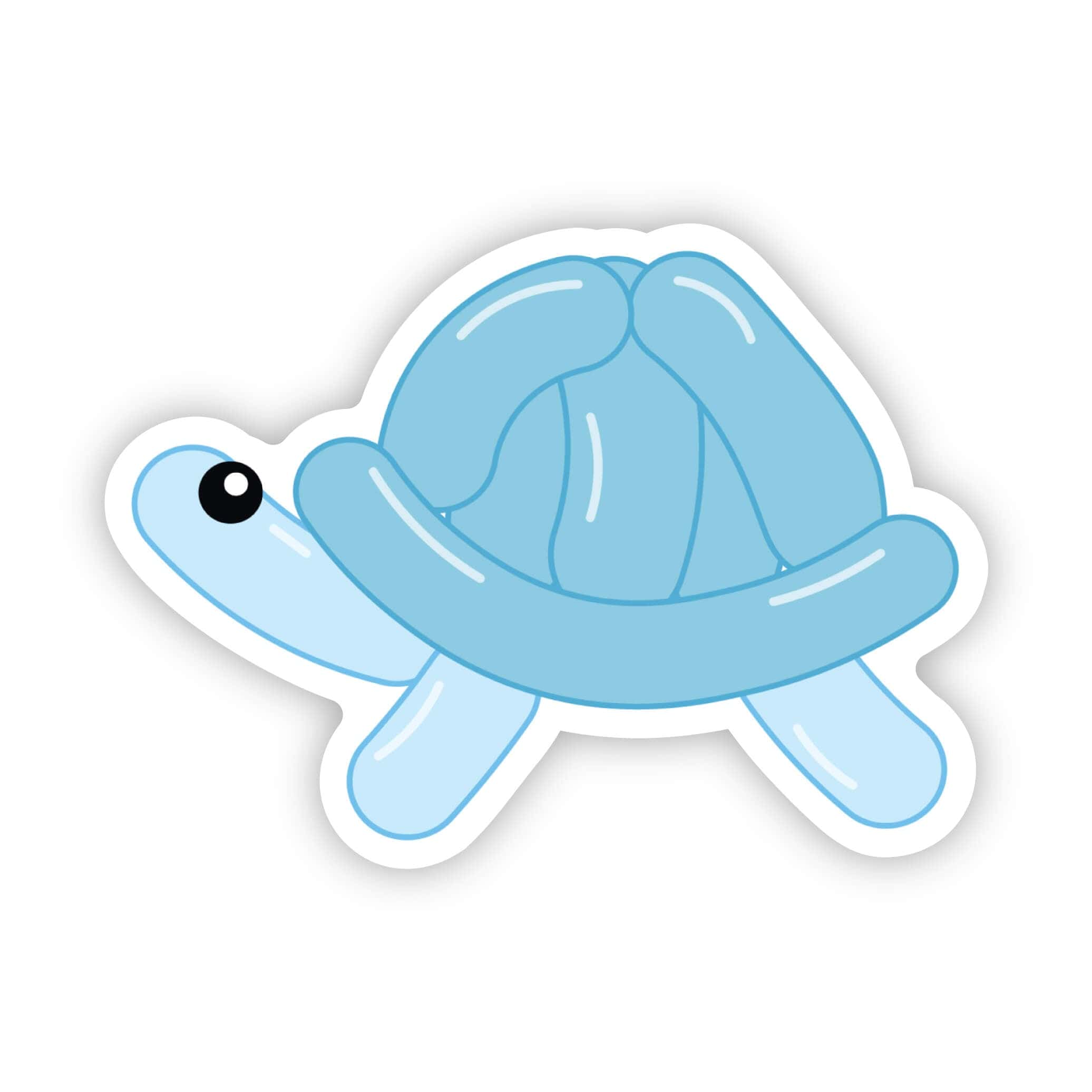 Blue Turtle Balloon Sticker、mySite、elrpsem3k