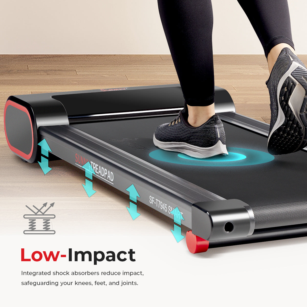  Under Desk Smart TreadPad® Walking Treadmill、mySite、ghnorth