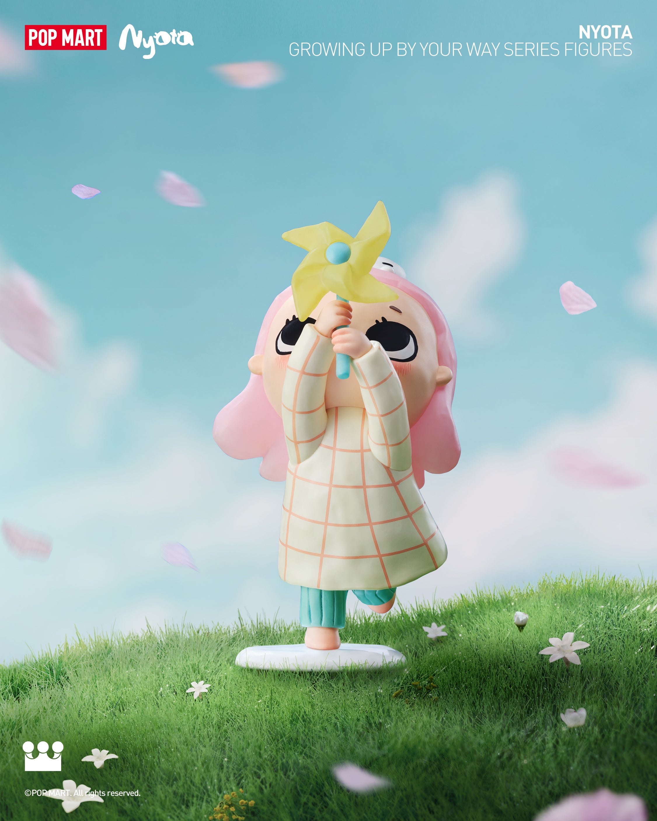  POP MART Nyota Growing up by Your Way Series Figures、mySite、greenlandpopulation
