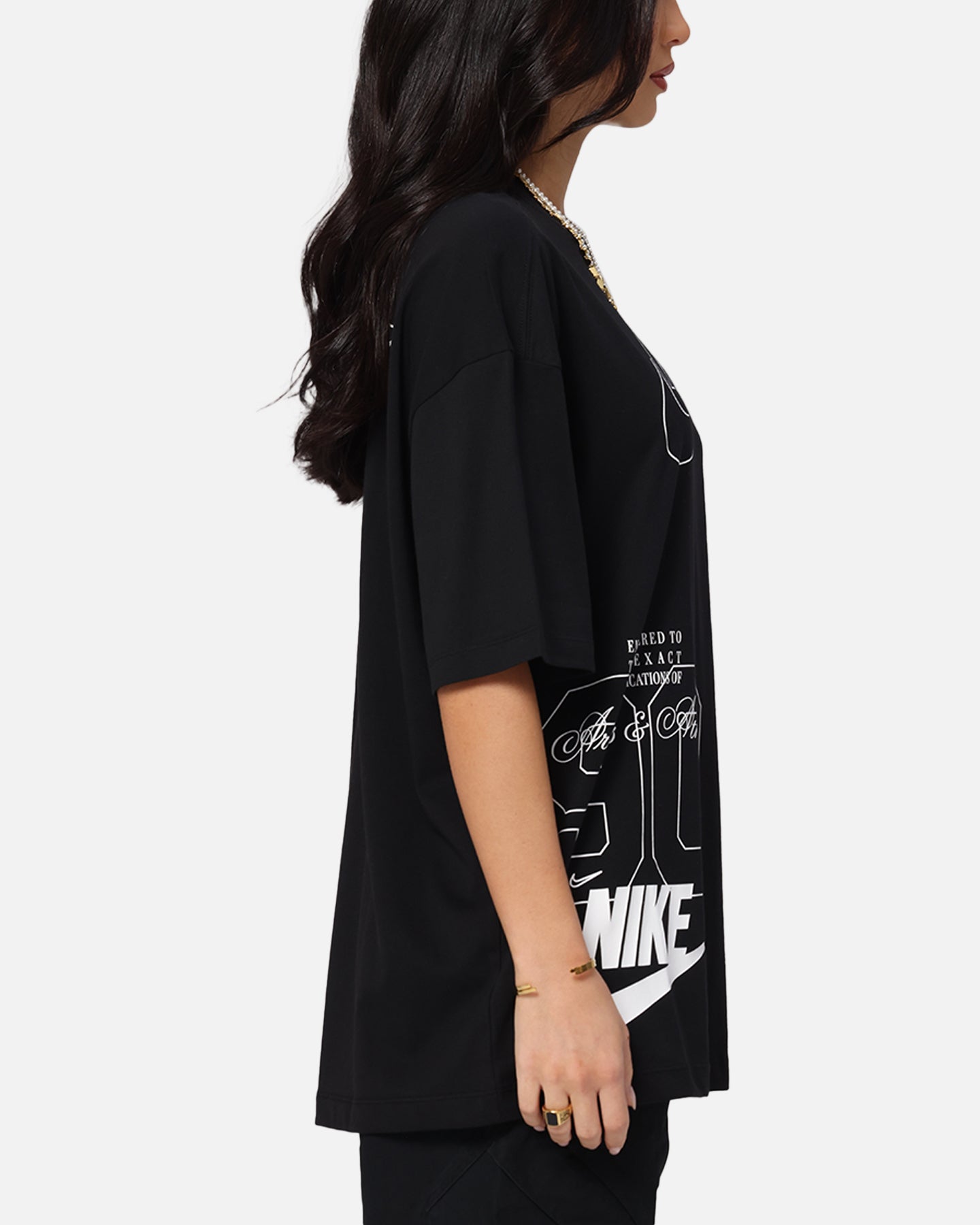 Nike Women's Sportswear Dance Oversized T-Shirt Black、mySite、zt4zffjzw