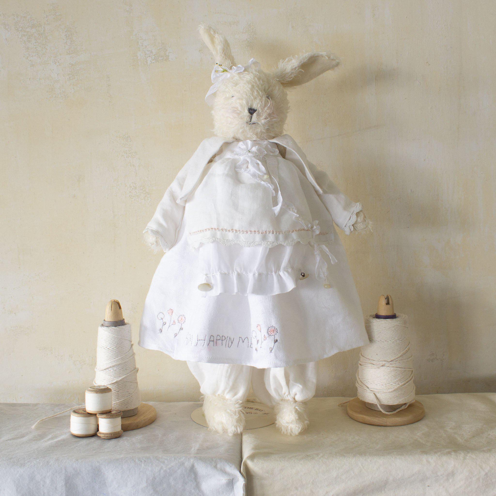 RETIRED - Hutch Studio - Miss Lily Linen - One Of A Kind Bunny、mySite、g9winljtr