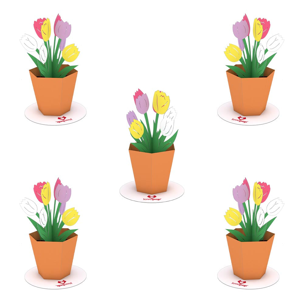 Stickerpop™: Tulips (5-Pack)、mySite、solidvoid
