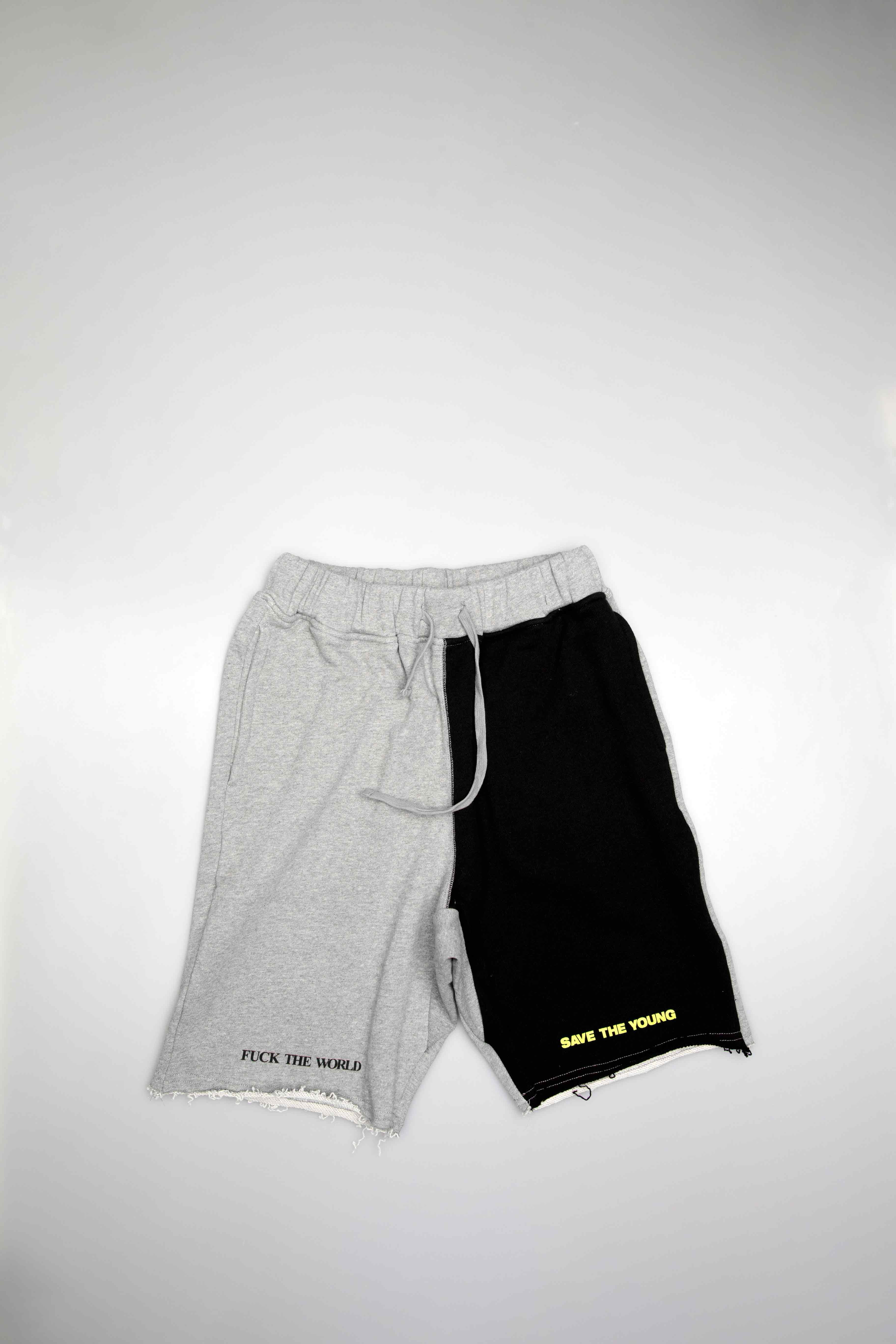Splits Mens Shorts - Grey/Black、mySite、dreamappss