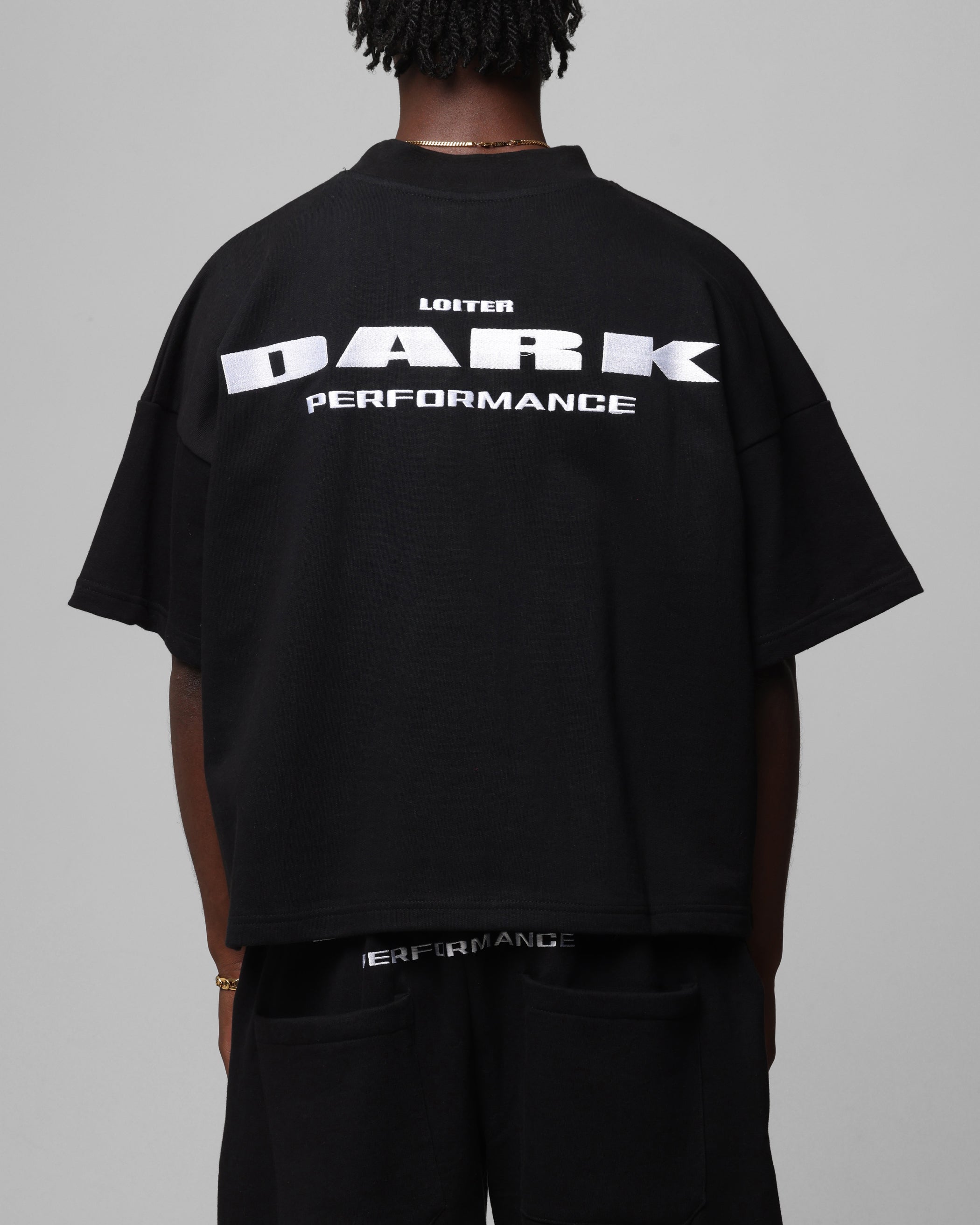 Loiter Dark Performance T-Shirt Black、mySite、zt4zffjzw