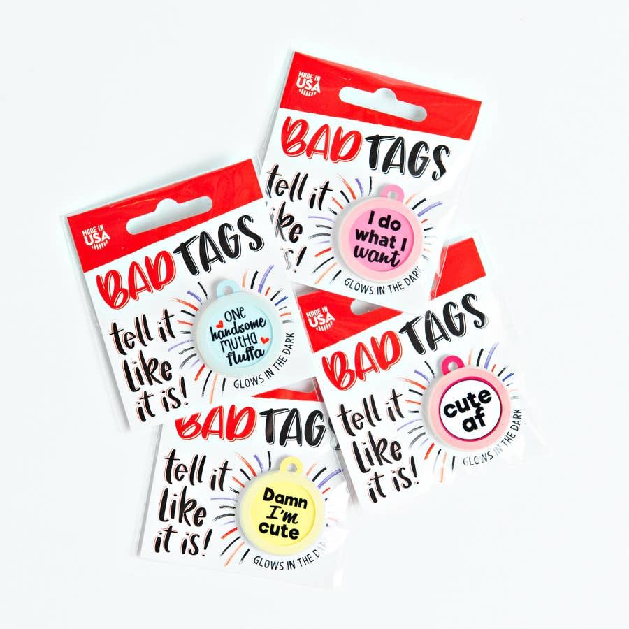 Pet Dog Tags Made in the USA, Recycled Metal, Glow in Dark, Waterproof *、mySite、g9winljtr