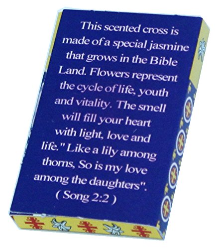  44x25 mm Jasmine flowers / Aluminum crucifix - Rosary Cross or necklace penda...、mySite、elrpsem3k