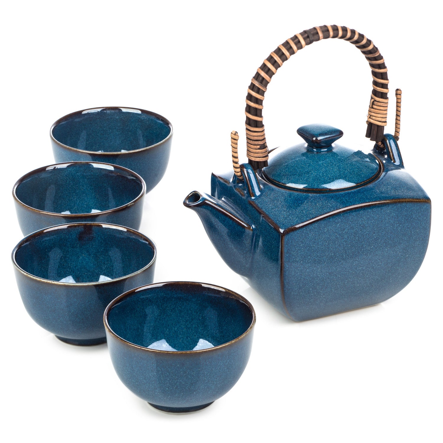 Japanese Tea Pot Set - Shinnamako Glaze、mySite、topwebapps