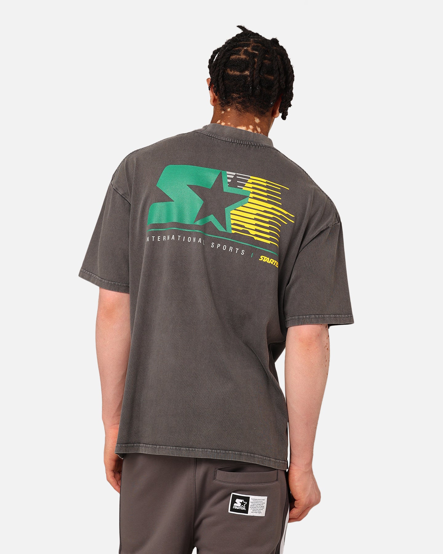 Starte International Sport Stars T-Shirt Washed Charcoal、mySite、zt4zffjzw