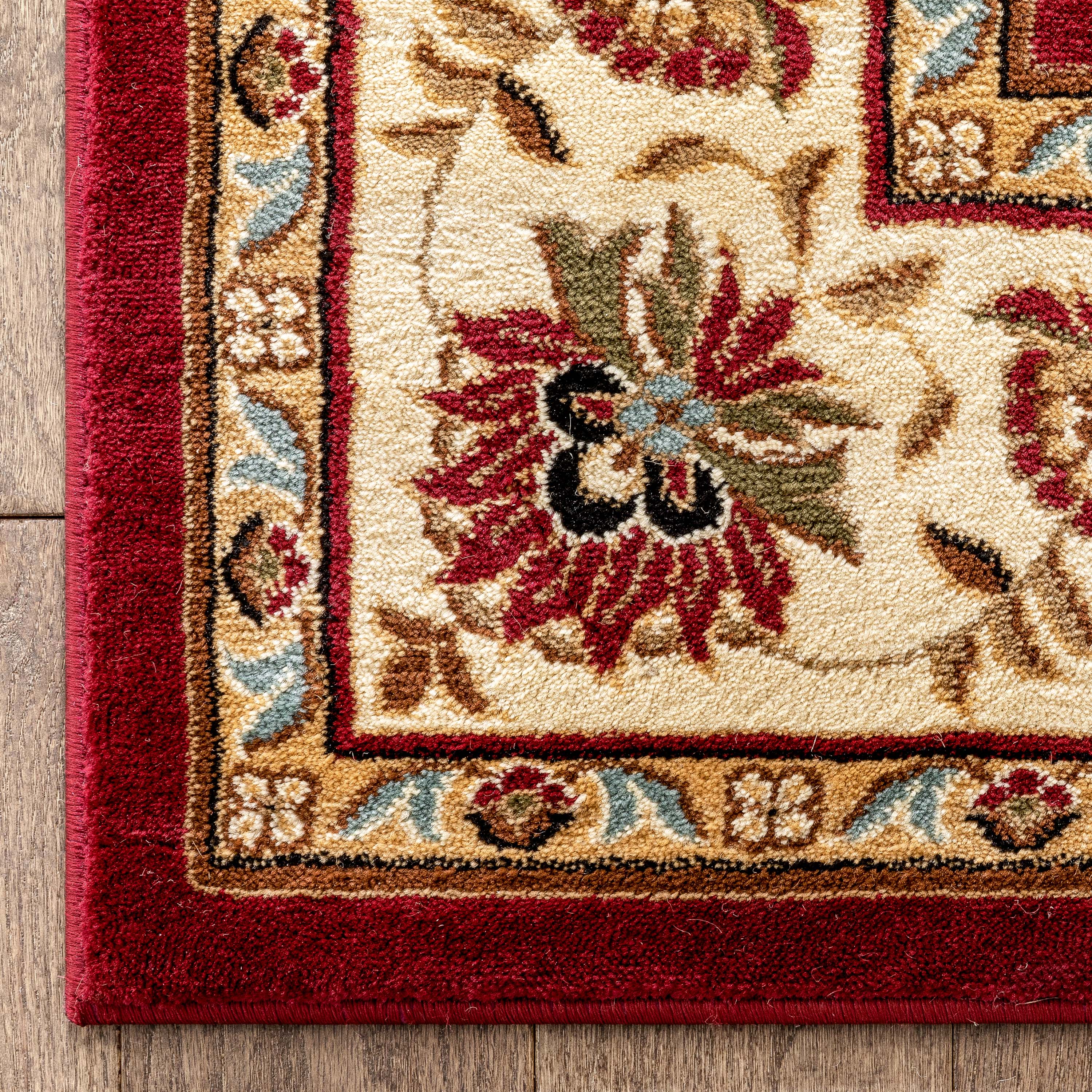 Abbasi Red Traditional Rug、mySite、gigharbornorthrealestate