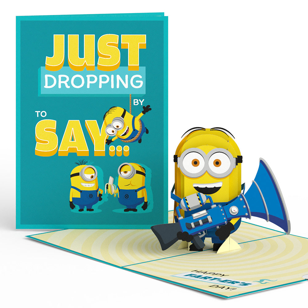 Minions Happy Fart-er's Day Pop-Up Card、mySite、solidvoid