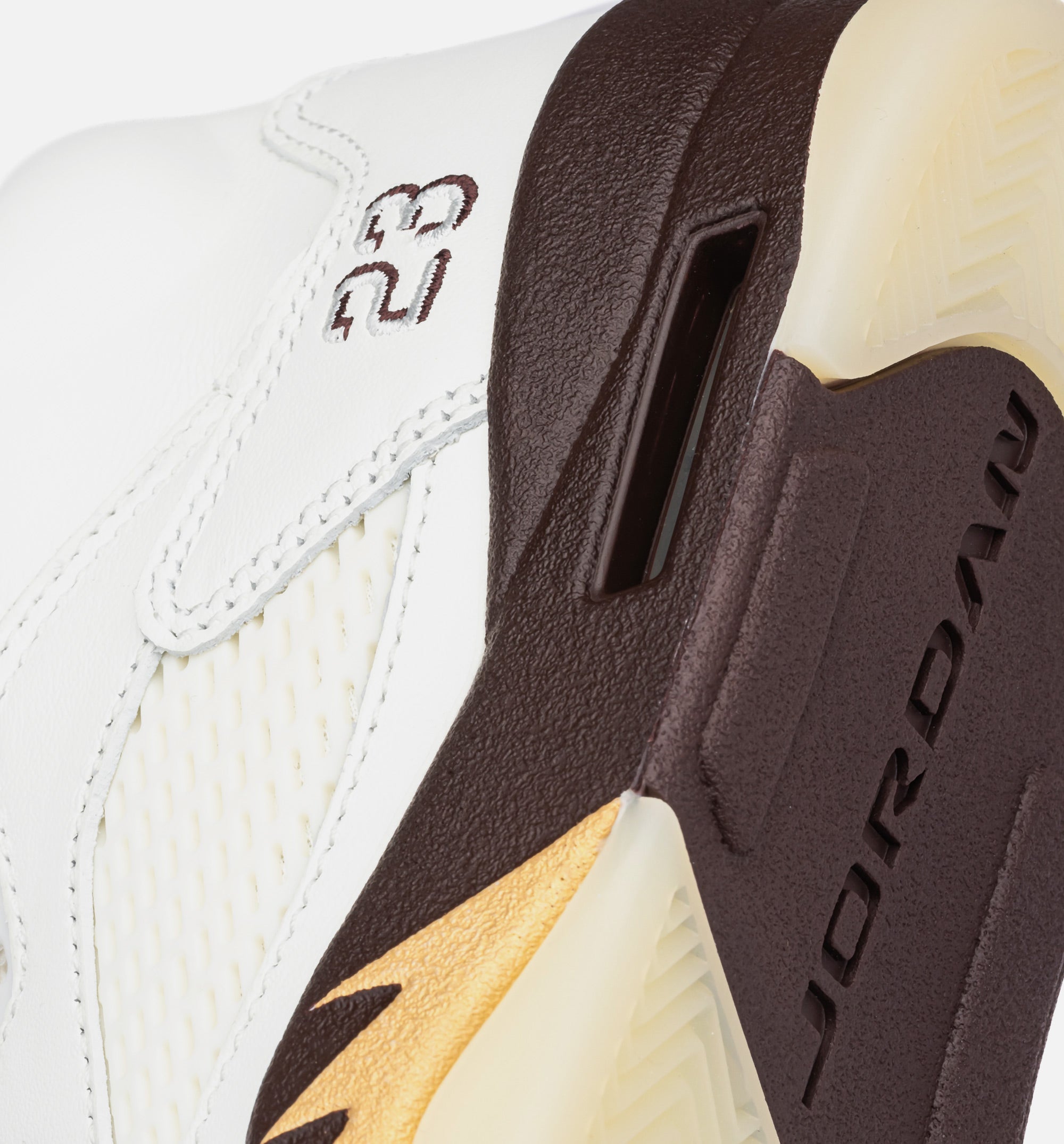 Air Jordan 5 Retro Golden Ticket Womens Lifestyle Shoe - Earth/Metallic Gold/Sail/Muslin、mySite、dreamappss