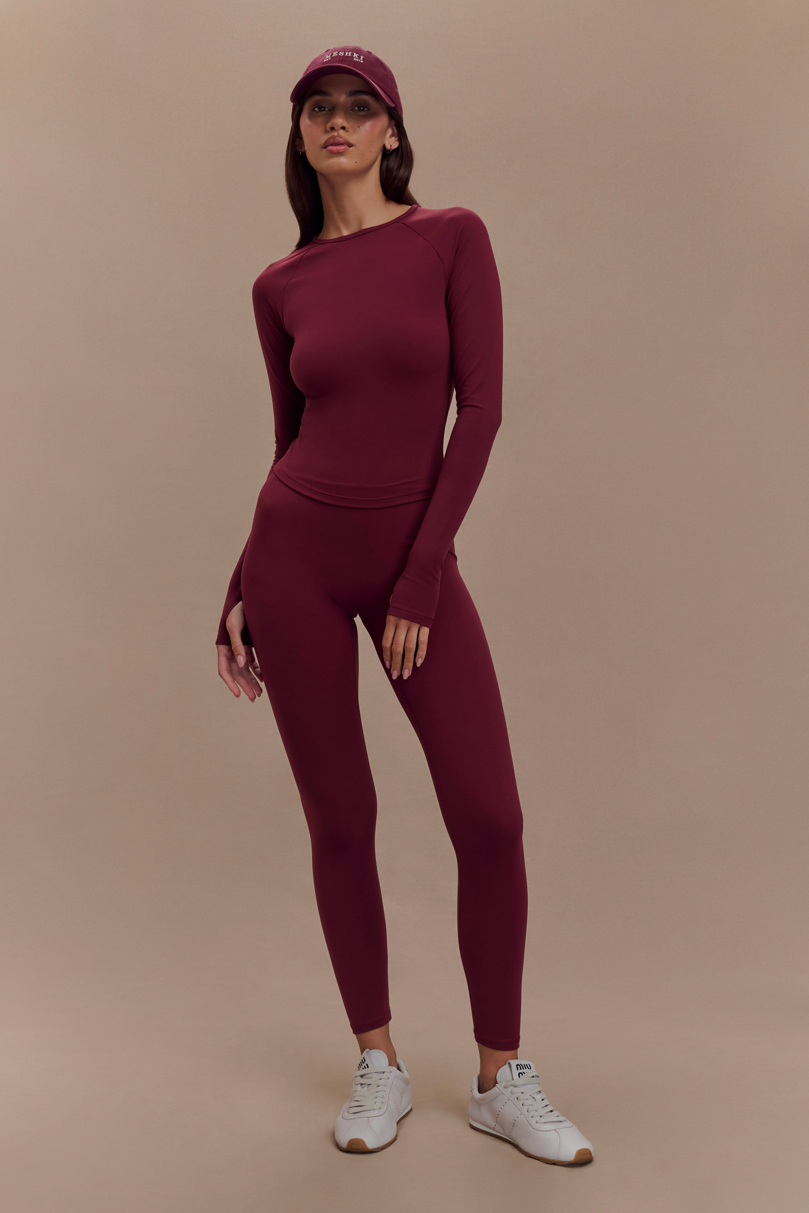 MESHKI Ball Cap - Burgundy、mySite、solidvoid