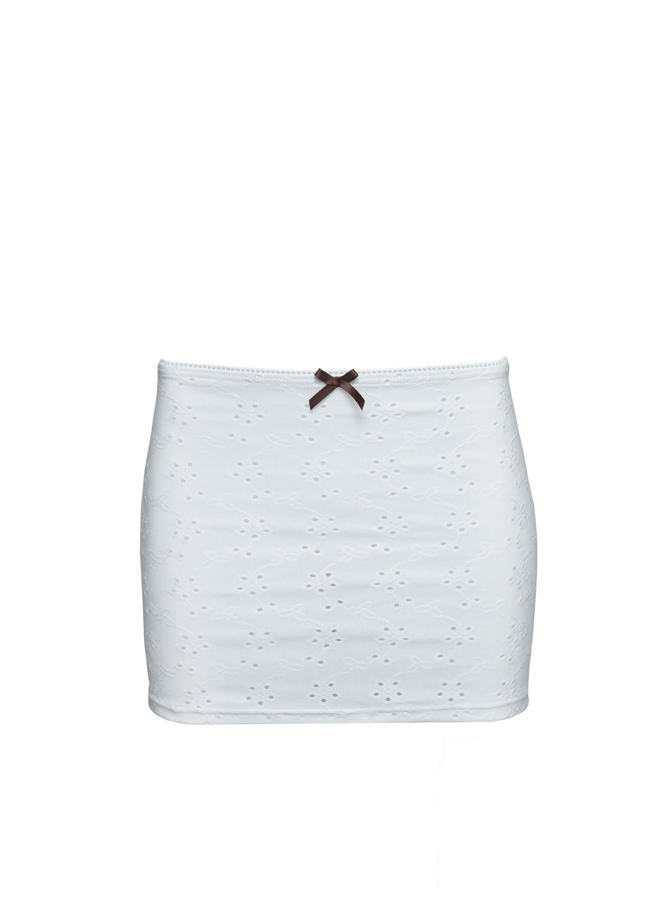 Lucky Bay Anglaise Swim Mini Skirt White、mySite、solidvoid